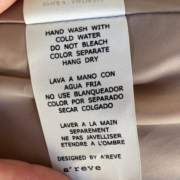 A'Reve Lavender and Cream Lace Accent Coat - Picture 13 of 13